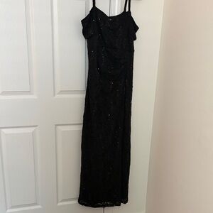 Black Sequin Dress